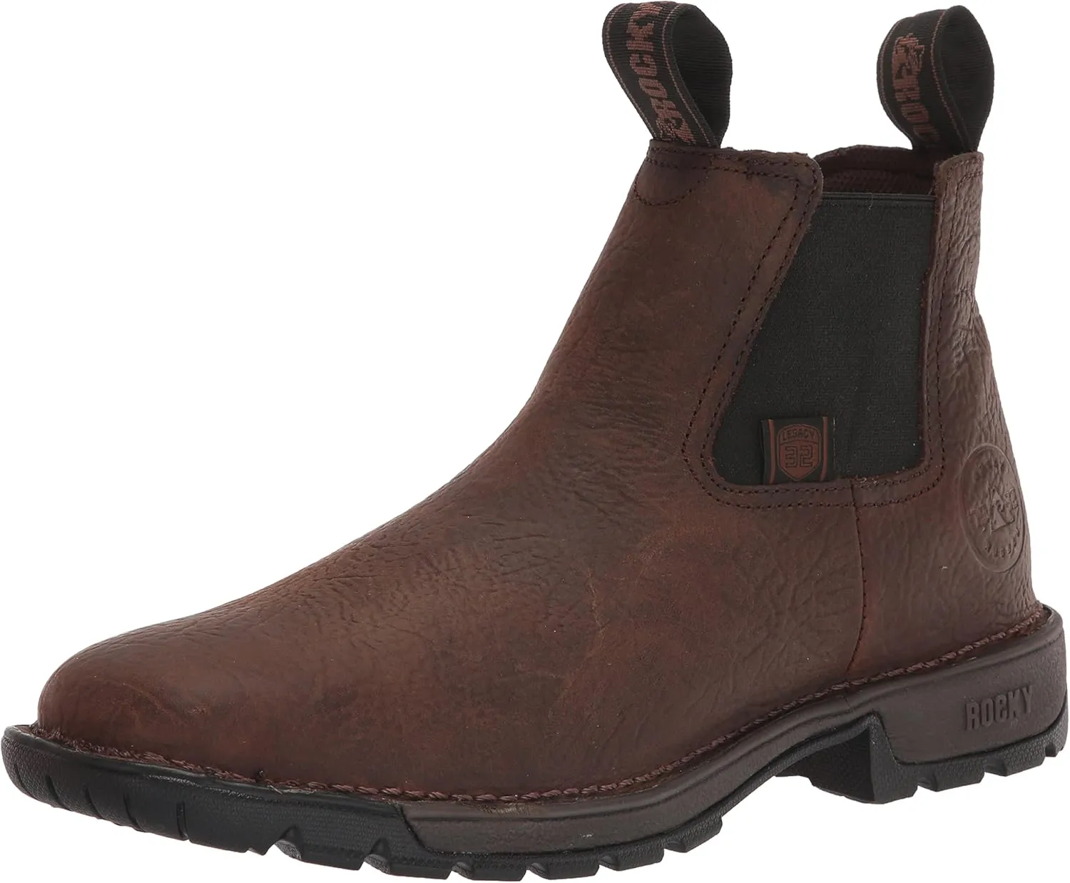 ROCKY Legacy 32 Twin Gore Western Boot Size 12(M) Dark Brown