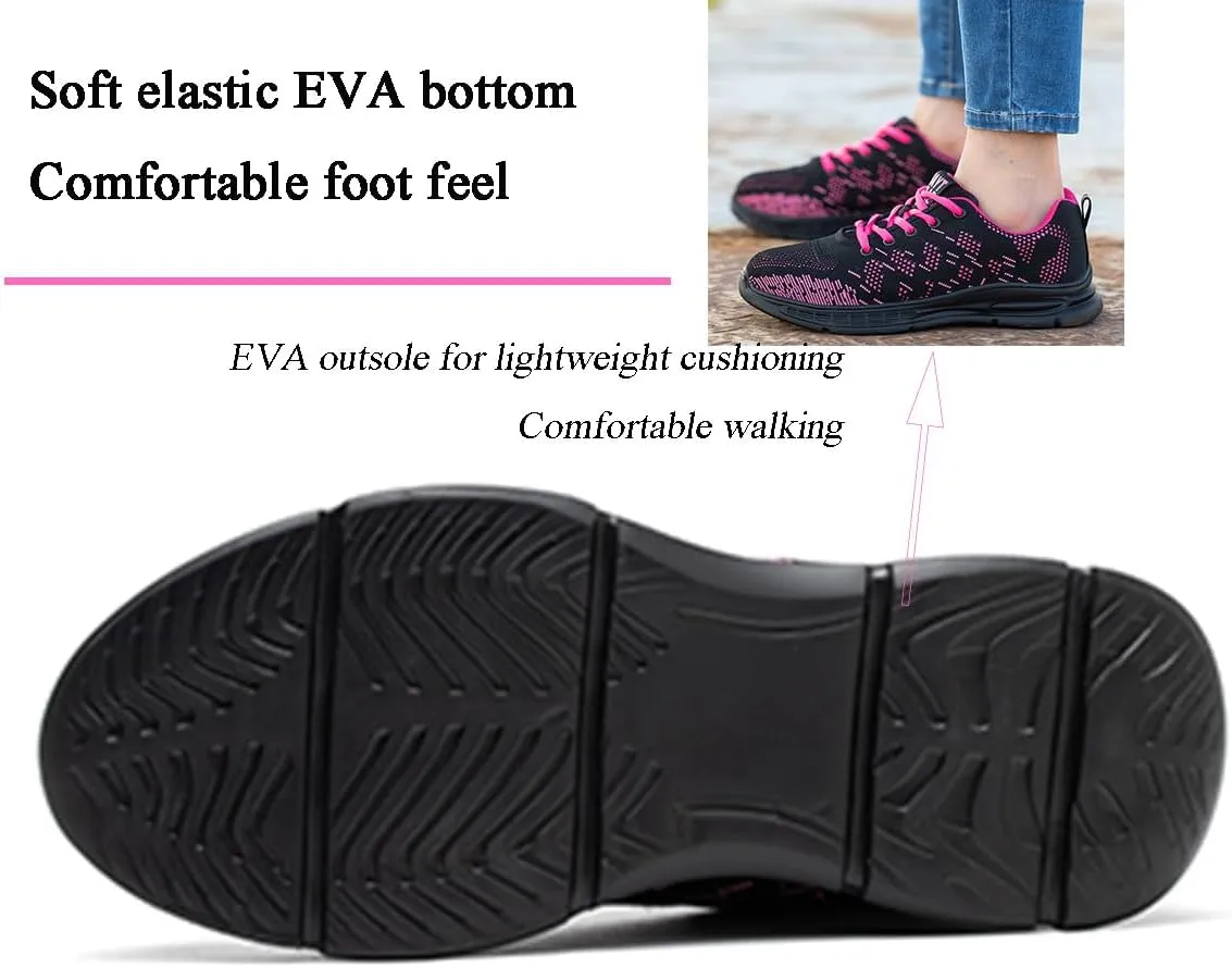 Safety Trainers Women Steel Toe Cap Work Shoes Industrial Sneakers Construction Work Boots