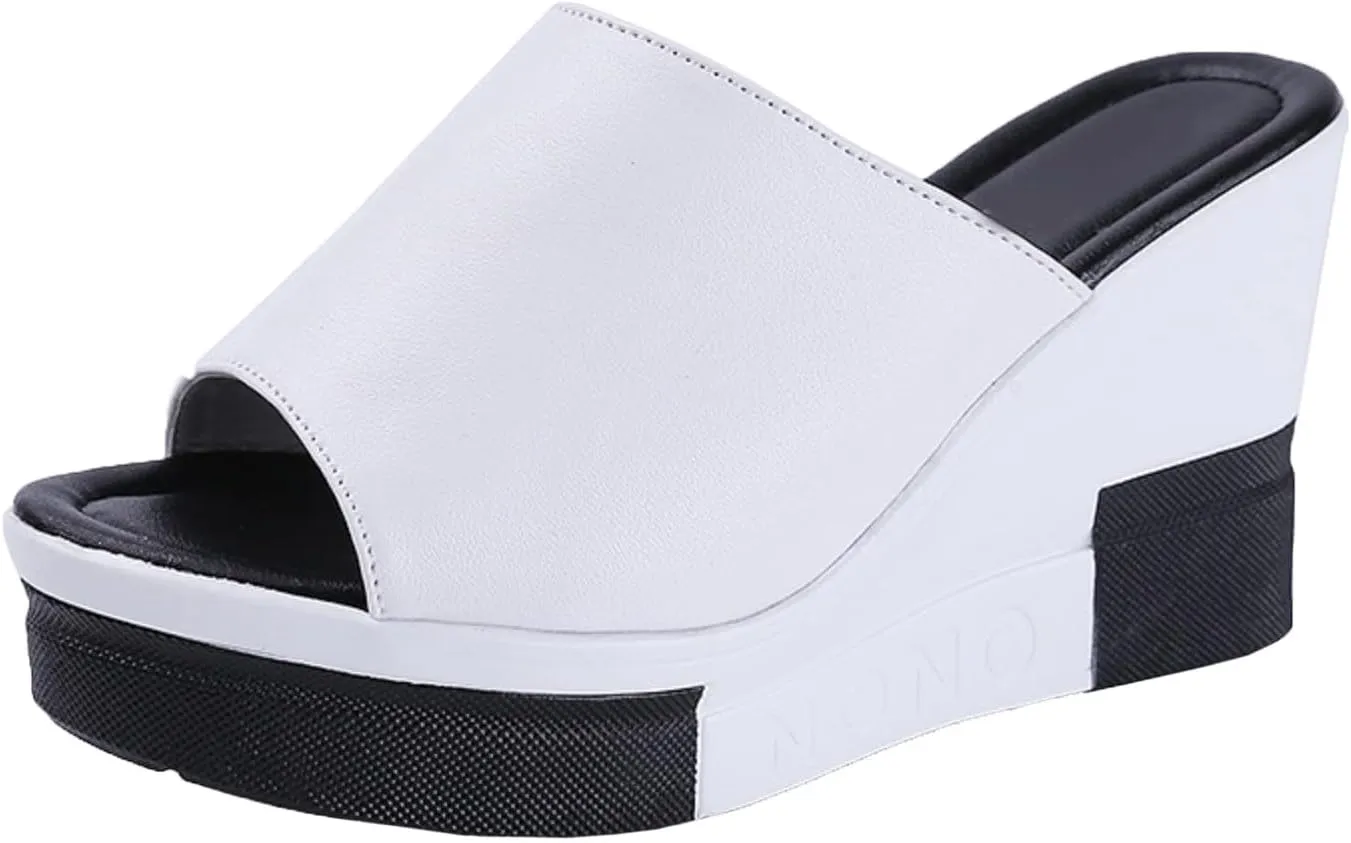 Sandals for Women Dressy Summer Breathable Anti-Slip Wedge Sandal Retro Pluse Size Summer Beach Sandals