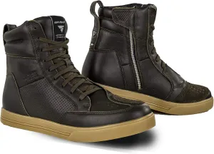 SHIMA Blake Motorcycle Shoes for men - Leather, Breathable, Reinforced Street Riding Shoes with Side Zipper