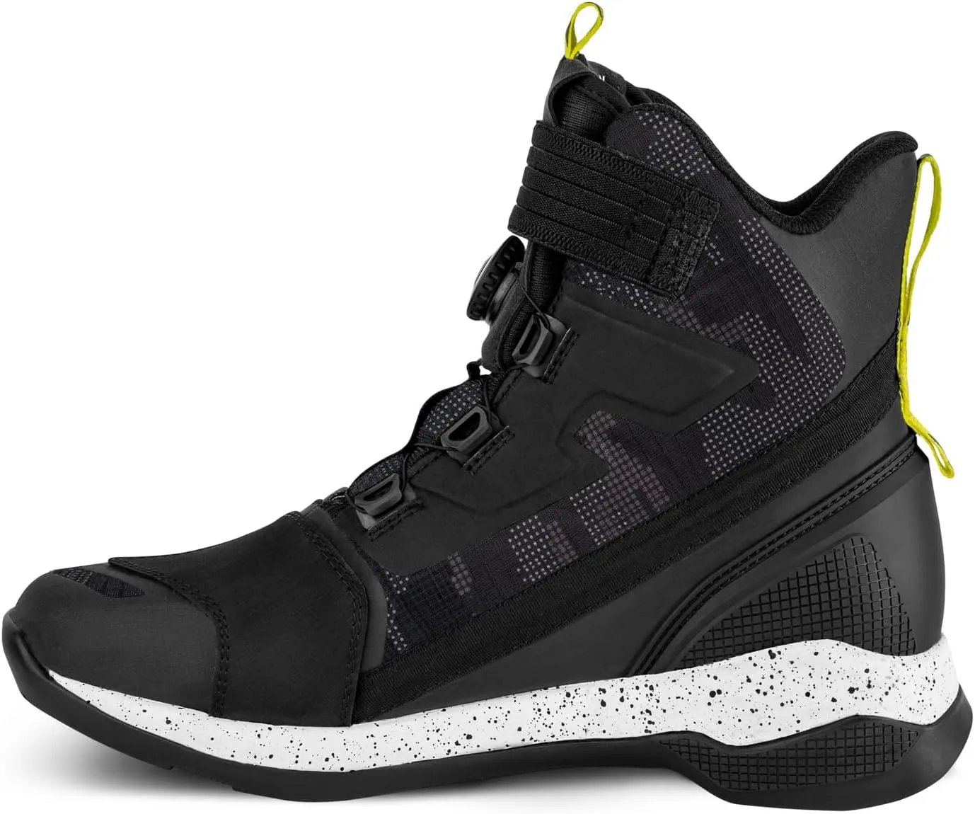 SHIMA TAKESHI VENT, Motorcycle Shoes for Men - Breathable, Reinforced Street Riding Shoes with ATOP Closure System, Ankle Support, Anti-Slip Sole, Gear Pad (Camo, 9.5)