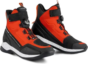 SHIMA TAKESHI VENT, Motorcycle Shoes for Men - Breathable, Reinforced Street Riding Shoes with ATOP Closure System, Ankle Support, Anti-Slip Sole, Gear Pad (Red, 10.5)
