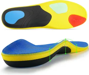 Shoe Insoles with Arch Support Plantar Fasciitis Relief for Men Women Runing Walking, 220Lbs Orthotics Insole Shoes Insert Pads fit Sneakers and Work Boot for Standing All Day-to Men 7-8 | Women 9-10