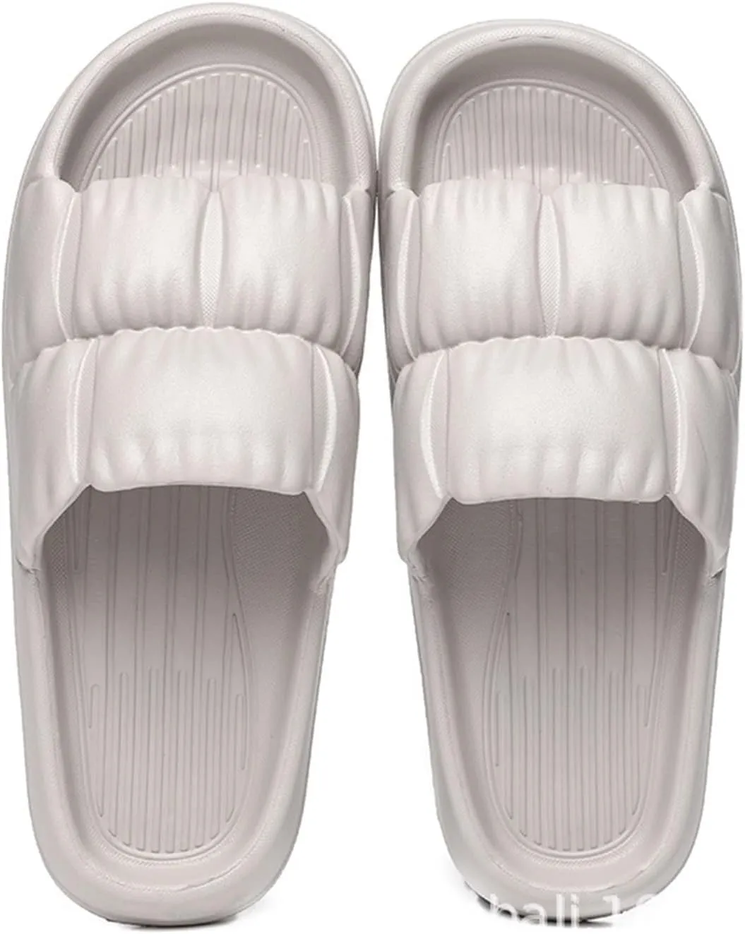 Shower Shoes Summer Pleated Petal Slippers Female Home with Silent Sandals Fashion Female Outdoor Slippers Bathroom Shower Slippers