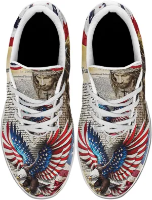 Sonzj-II Christian Jesus Sneakers Men Women Running Walking Shoes Lightweight Breathable Fashion Sneakers