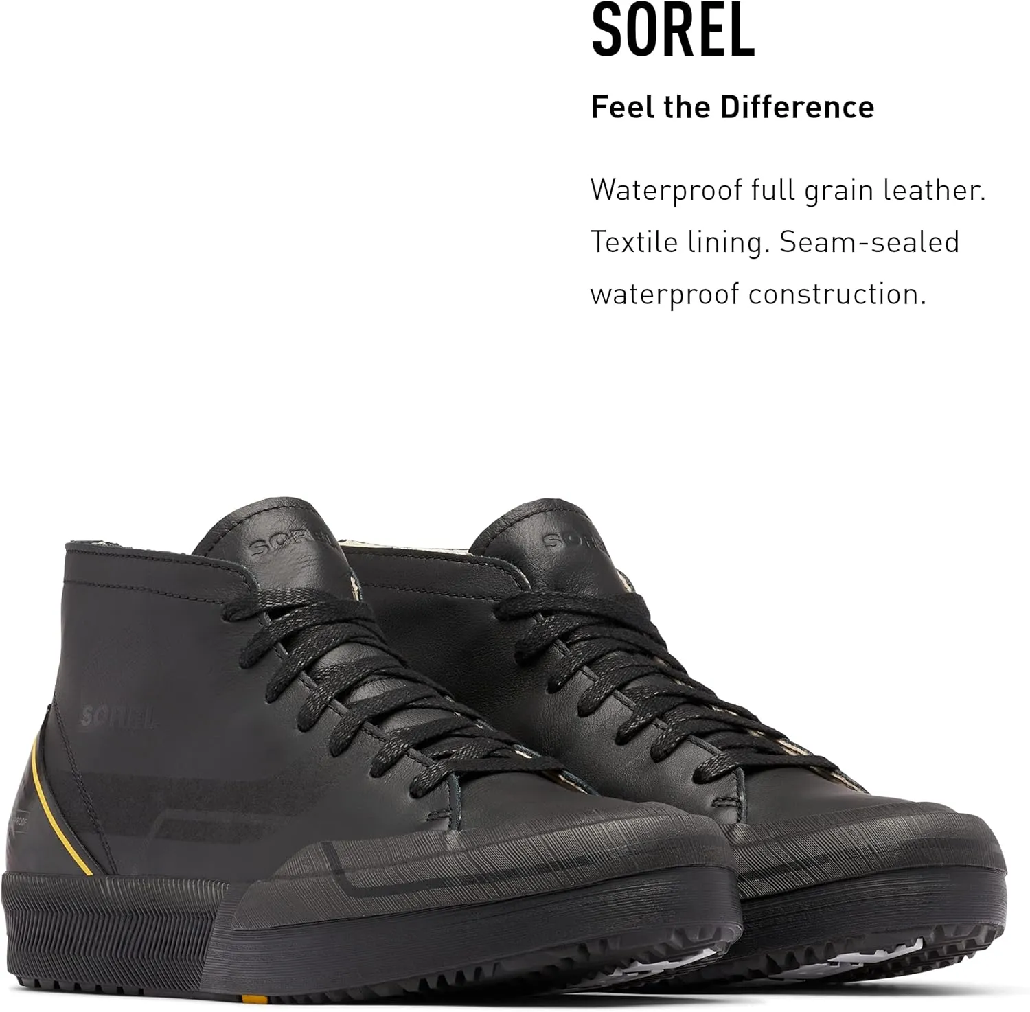 Sorel Men's Grit Sneaker Chukka WP — Waterproof Suede Sneakers