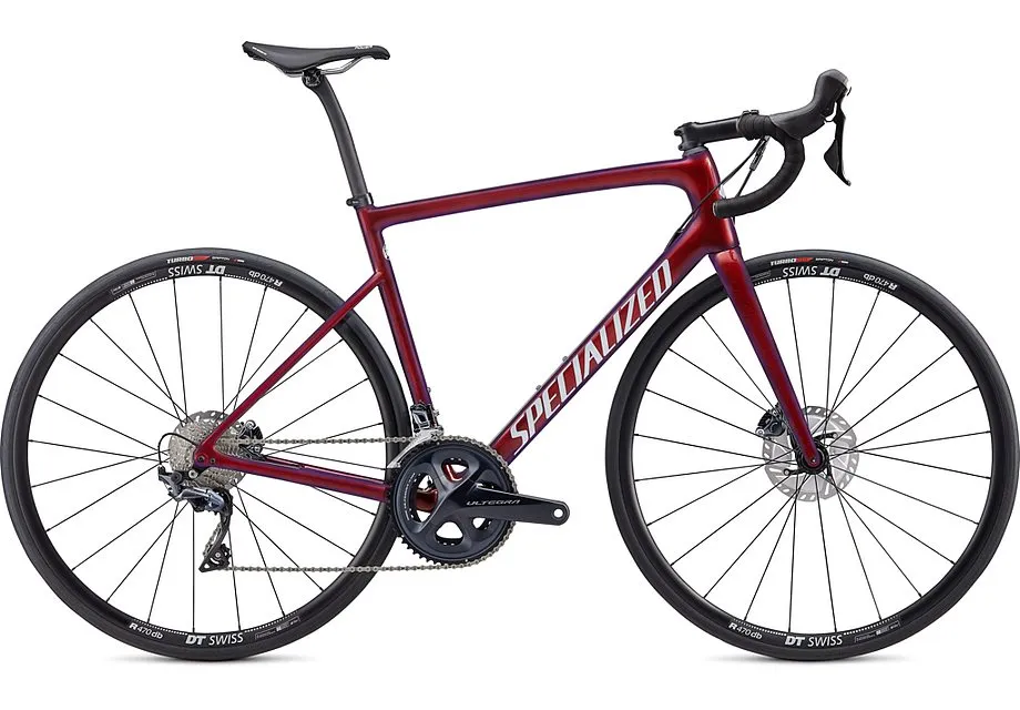 Specialized tarmac sl6 comp disc gloss cast berry/metallic crimson/dove grey 44