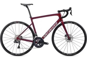 Specialized tarmac sl6 comp disc udi2 gloss cast berry/metallic crimson/dove grey 49