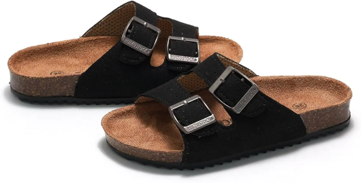 Spring and Summer Children's Boys and Girls Cork Sandal Slippers Slippers Flip Flops Flip Flops Beach Big Kids