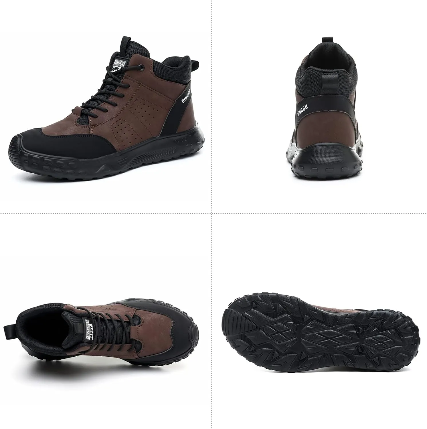 Steel Toe Shoes for Men Women Comfortable Work Shoes Indestructible Construction Safety Work Boots