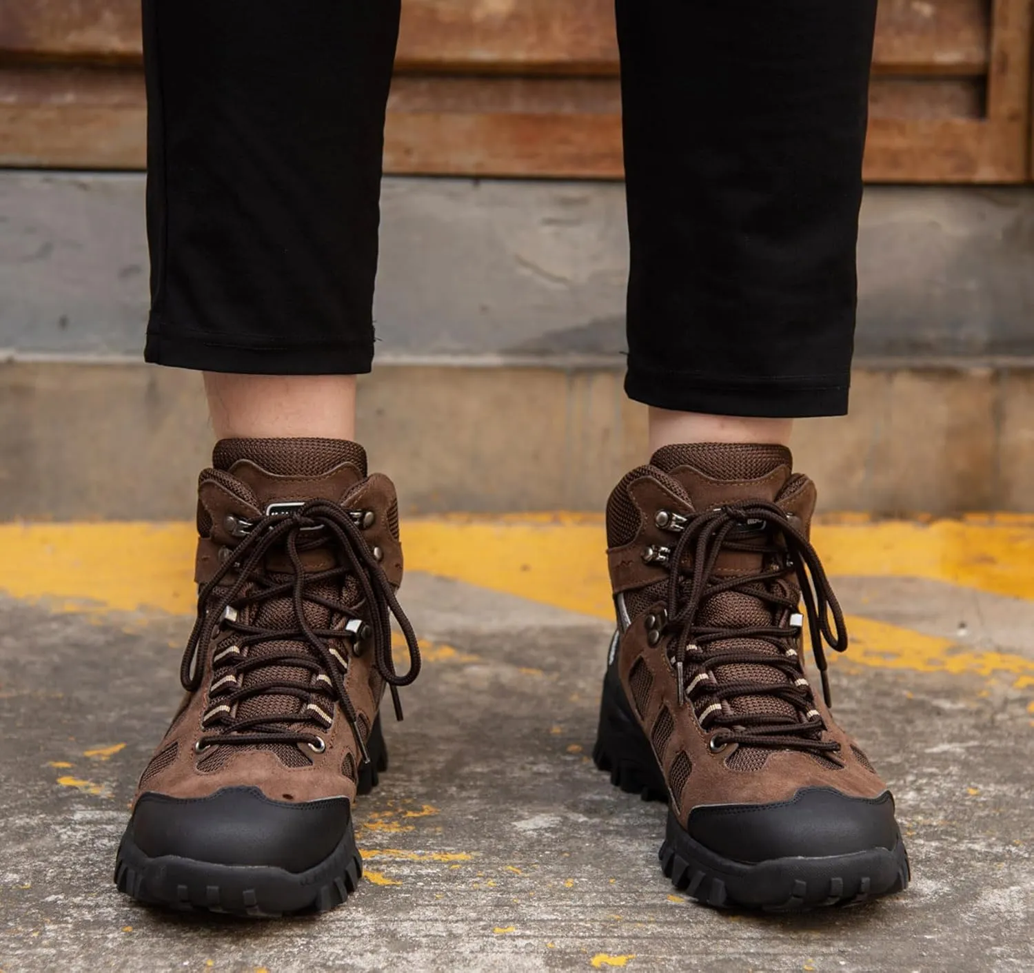 SUADEX Steel Toe Boots for Men Women Indestructible Non Slip Comfortable Work Boot Safety Construction Shoes