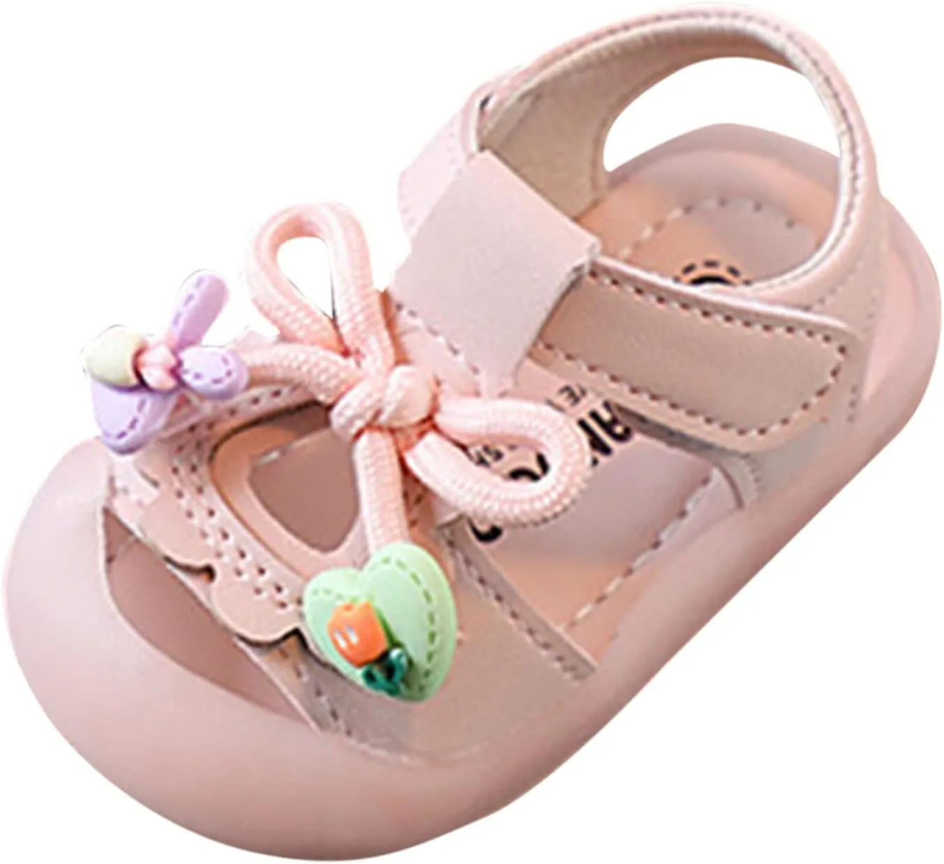 Summer Baby Sandals Soft Sole Non Slip Preschool Walking Shoes Cartoon Girls Sandals Kids Arch Support Sandals