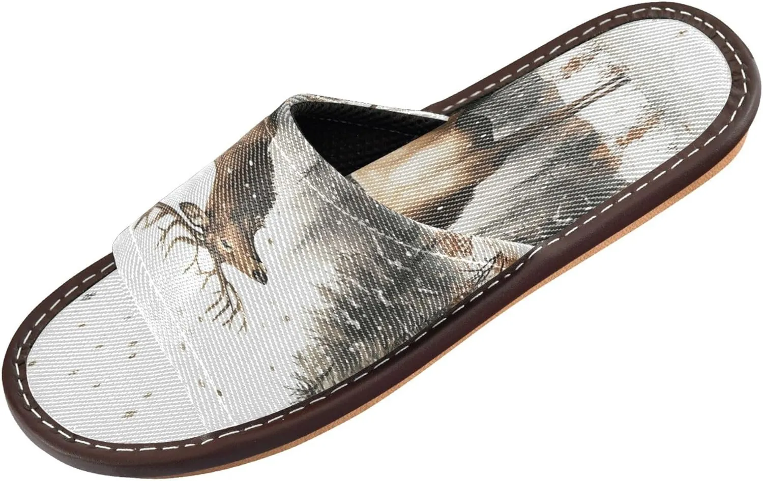 Summer Slipper Moose Freeze Forest Deer Indoor House Men Women Quick Drying Slippers