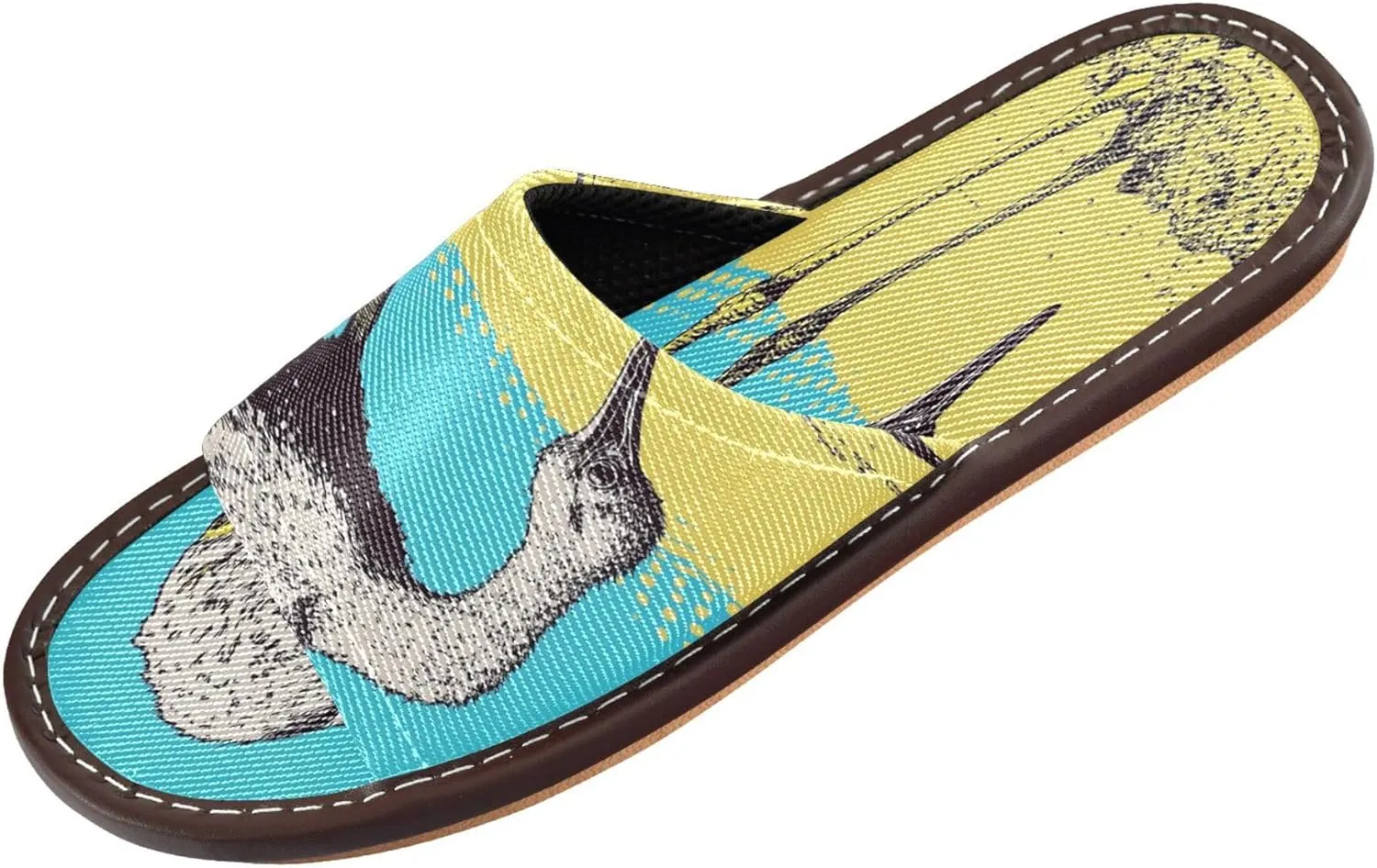 Summer Slipper Ostrich Graphic Play Indoor House Men Women Quick Drying Slippers