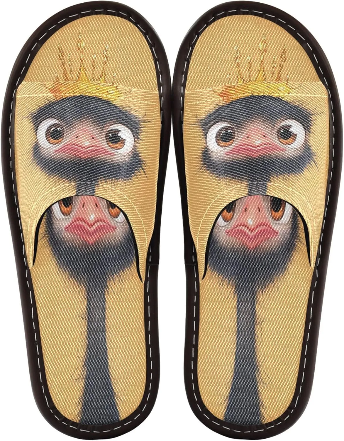 Summer Slipper Ostrich Queen Cute Indoor House Men Women Quick Drying Slippers