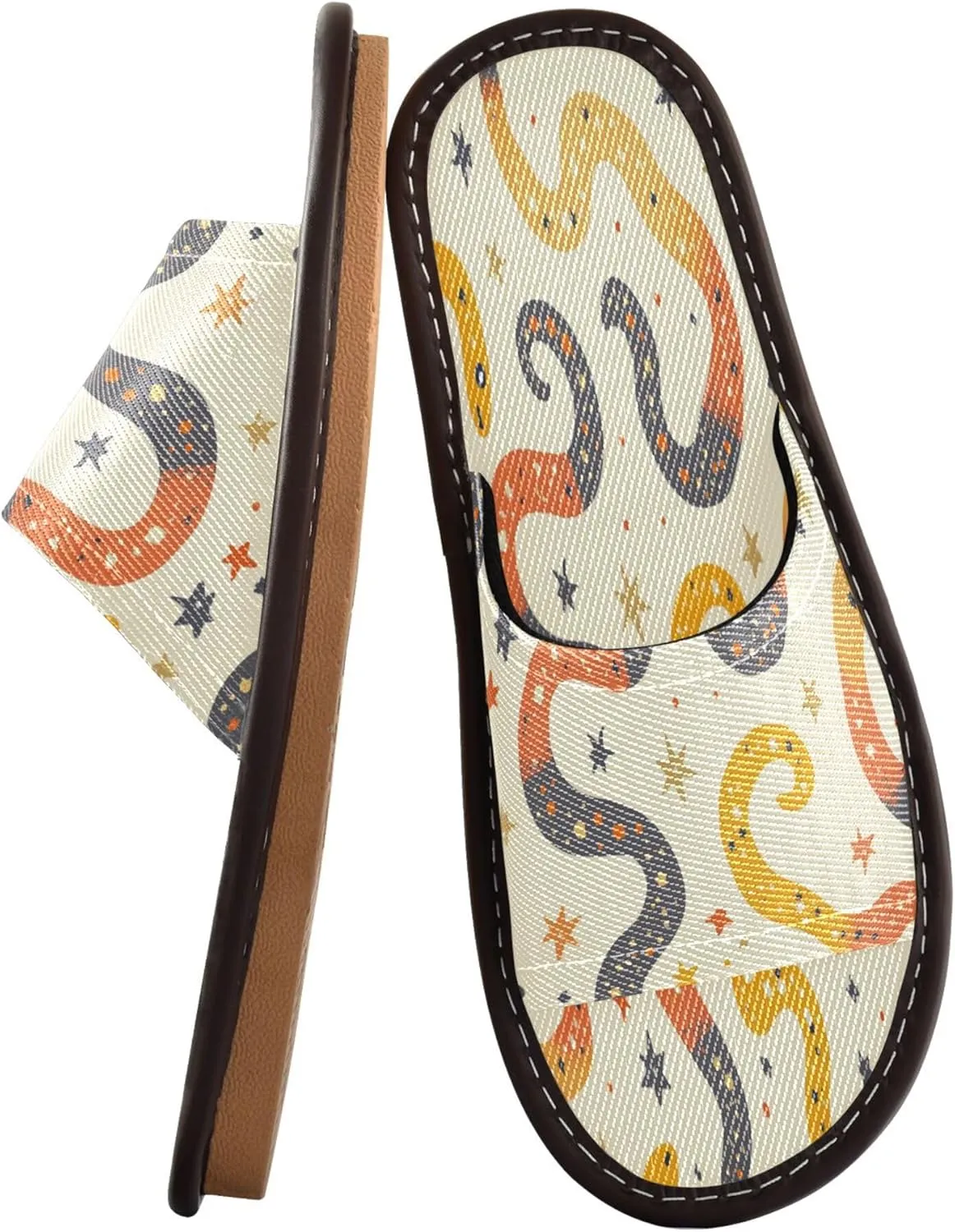 Summer Slipper Snake Star Cartoon Graphic Indoor House Men Women Quick Drying Slippers