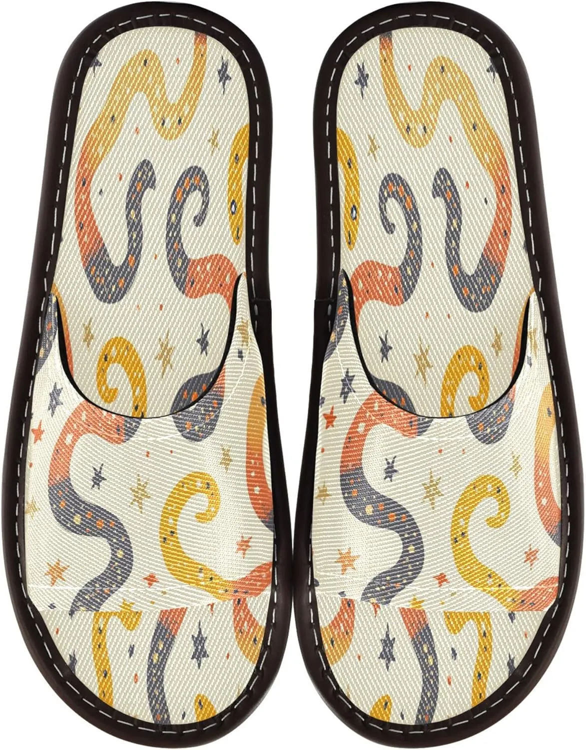 Summer Slipper Snake Star Cartoon Graphic Indoor House Men Women Quick Drying Slippers