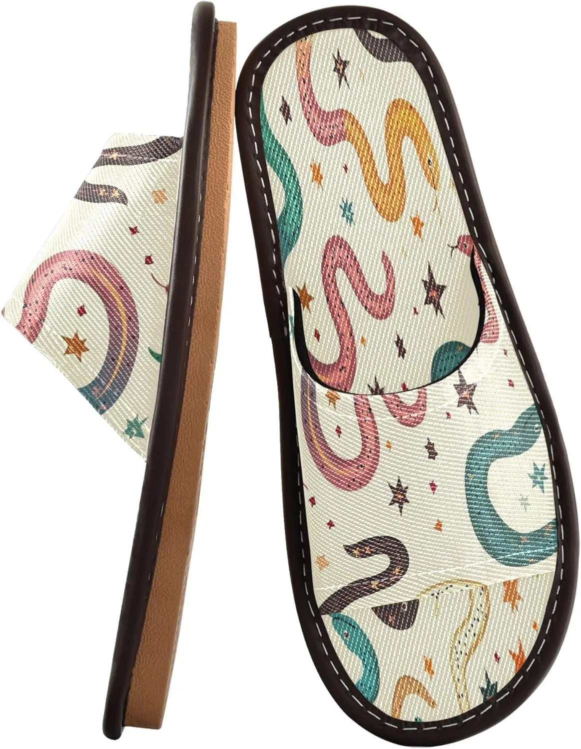 Summer Slipper Snake Star Cartoon Indoor House Men Women Quick Drying Slippers