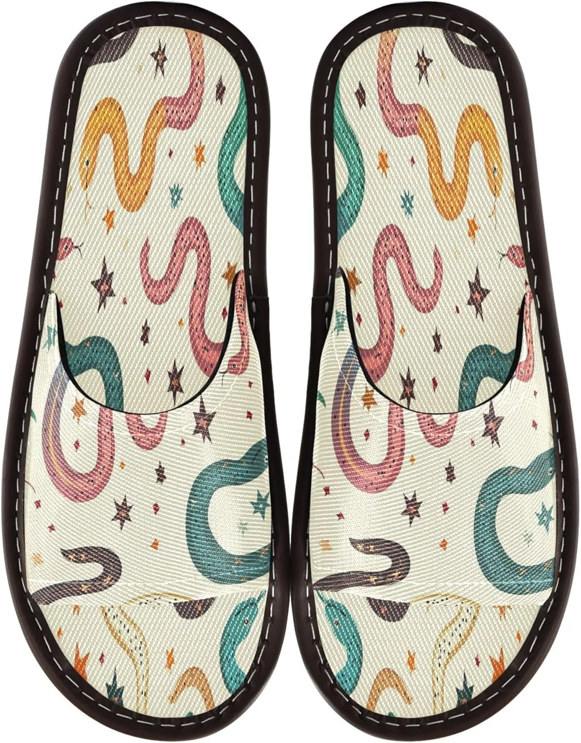 Summer Slipper Snake Star Cartoon Indoor House Men Women Quick Drying Slippers