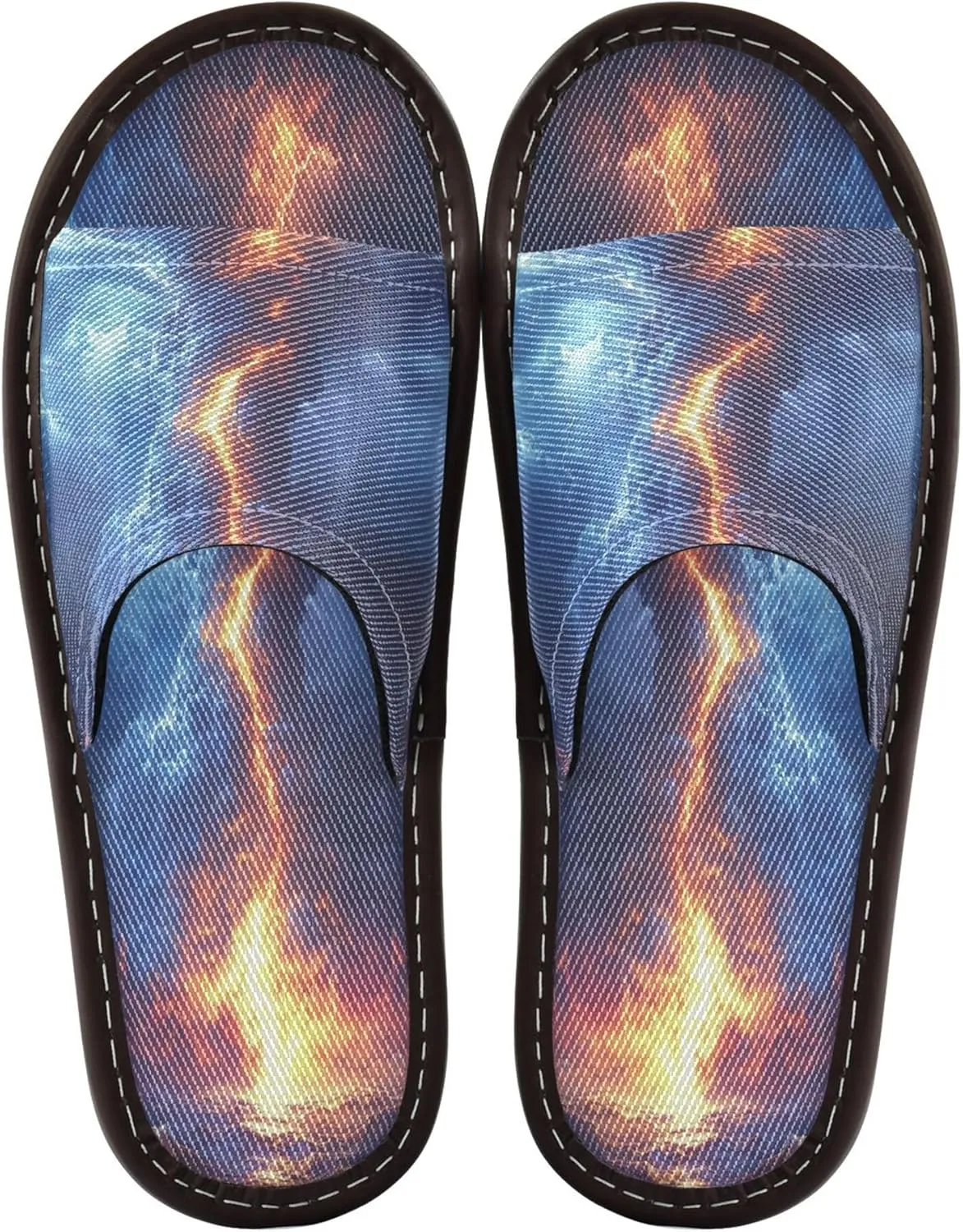 Summer Slipper Storm Lightning Tornado Red Indoor House Men Women Quick Drying Slippers