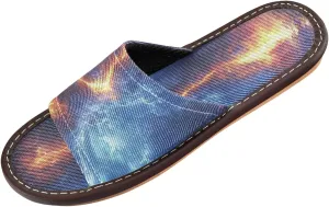 Summer Slipper Storm Lightning Tornado Red Indoor House Men Women Quick Drying Slippers