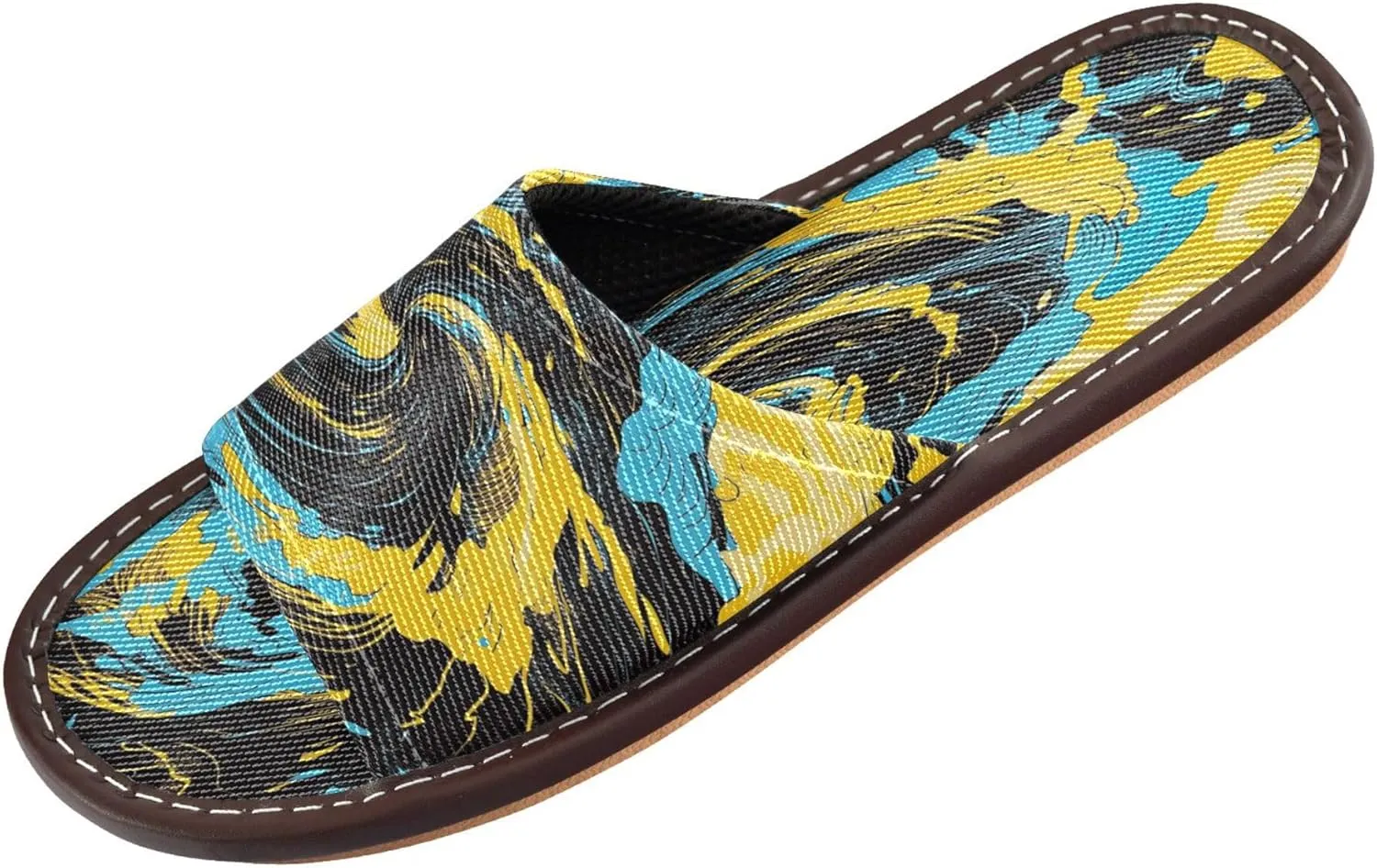 Summer Slipper Tornado Graffiti Storm Doodle Indoor House Men Women Quick Drying Slippers