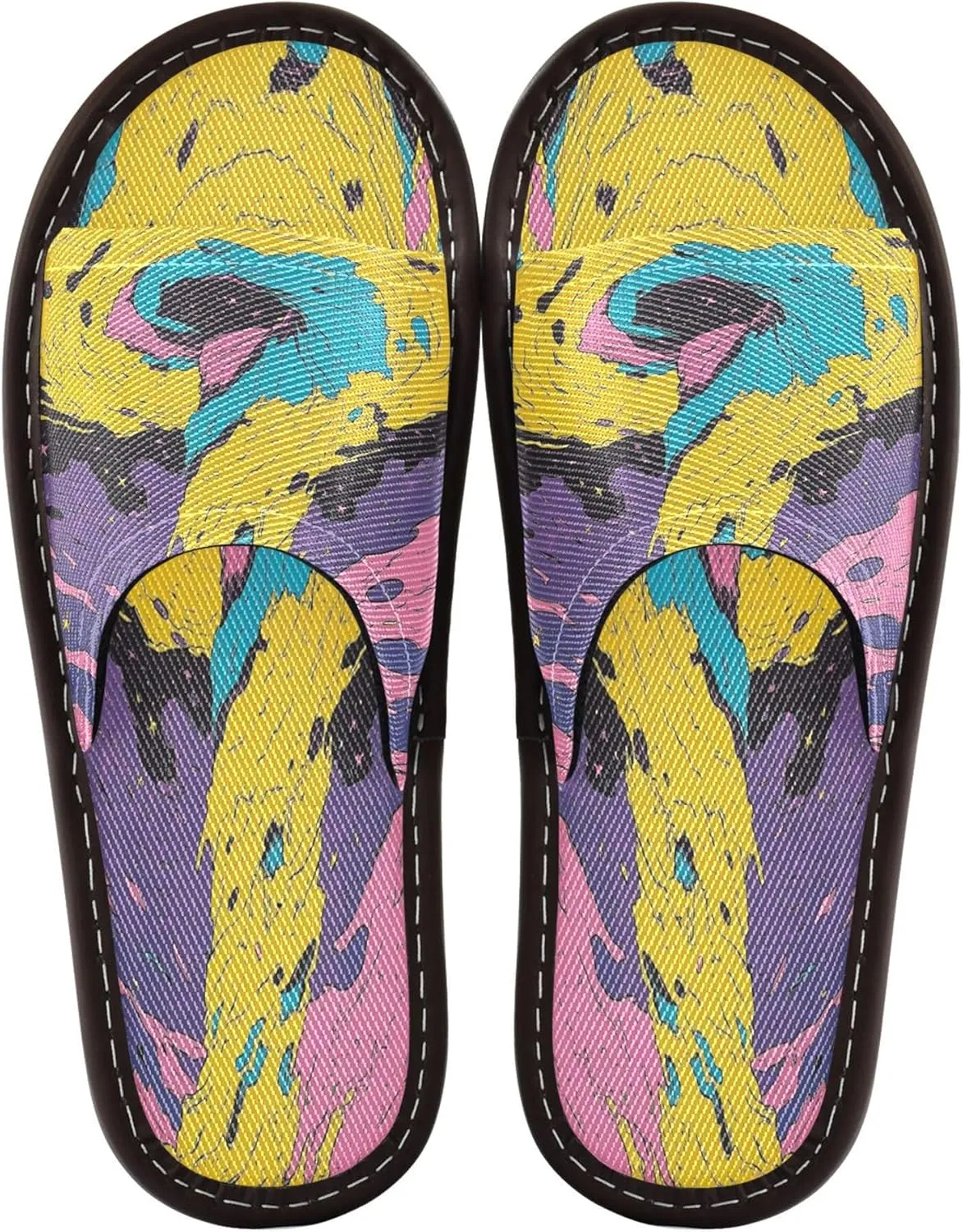 Summer Slipper Tornado Storm Galaxy Graffiti Indoor House Men Women Quick Drying Slippers