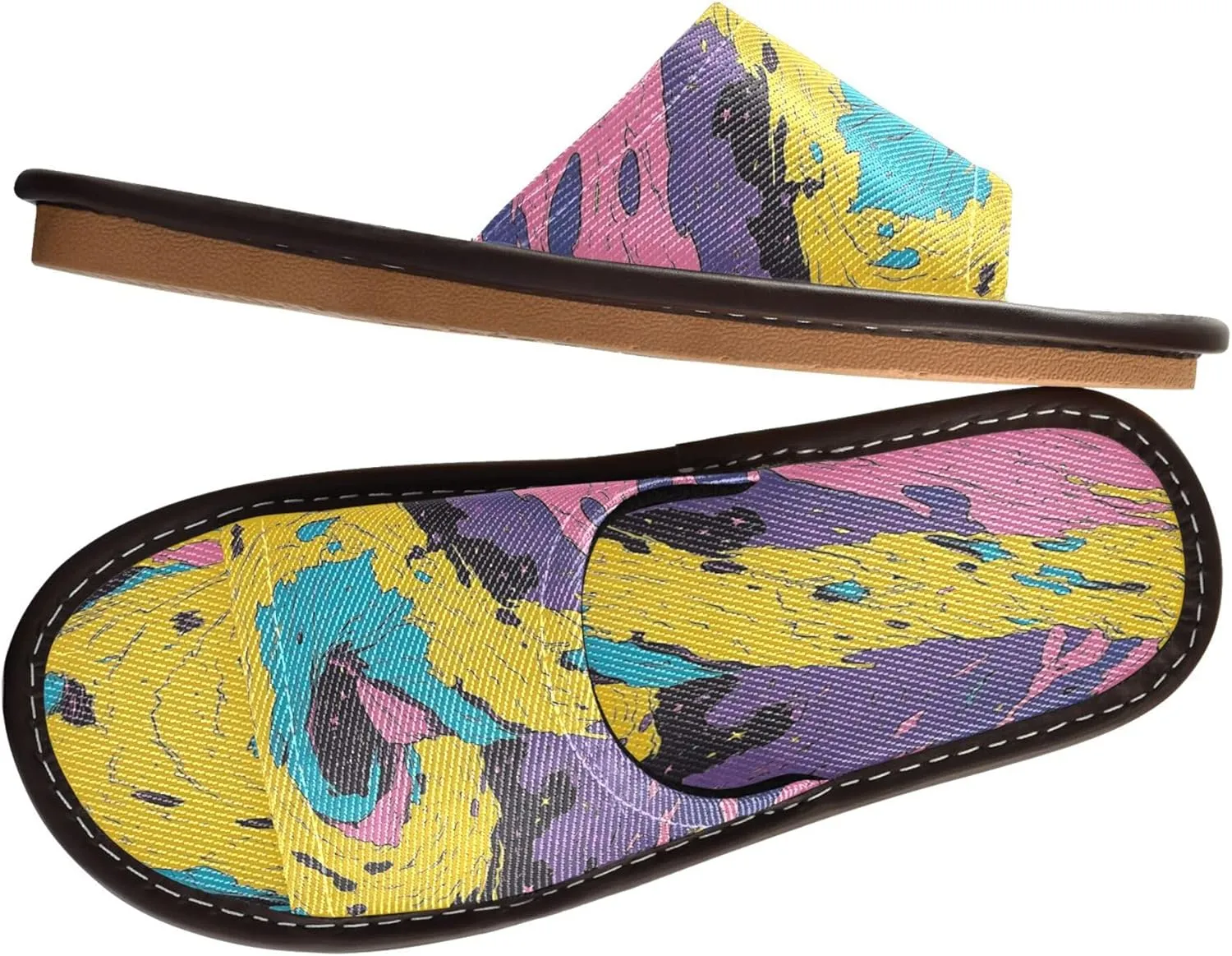 Summer Slipper Tornado Storm Galaxy Graffiti Indoor House Men Women Quick Drying Slippers