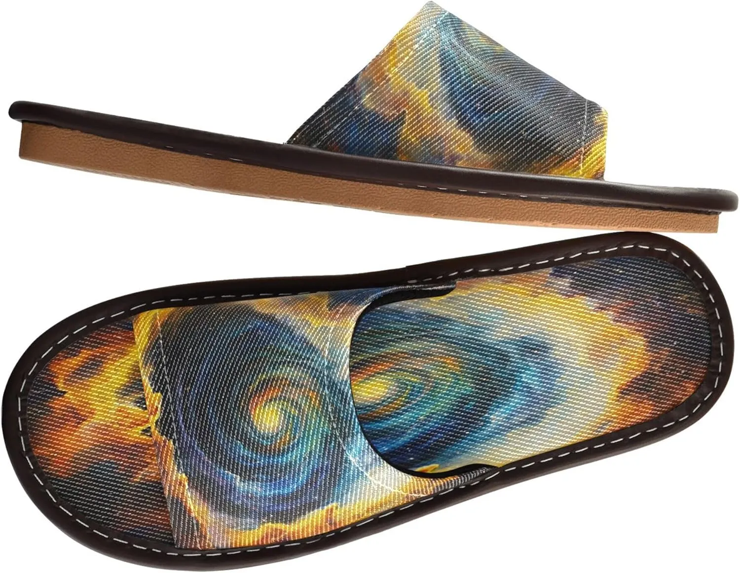 Summer Slipper Tornado Storm Galaxy Star Indoor House Men Women Quick Drying Slippers