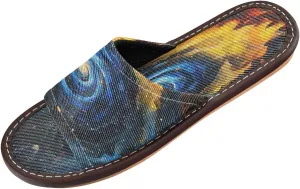 Summer Slipper Tornado Storm Galaxy Watercolor Indoor House Men Women Quick Drying Slippers