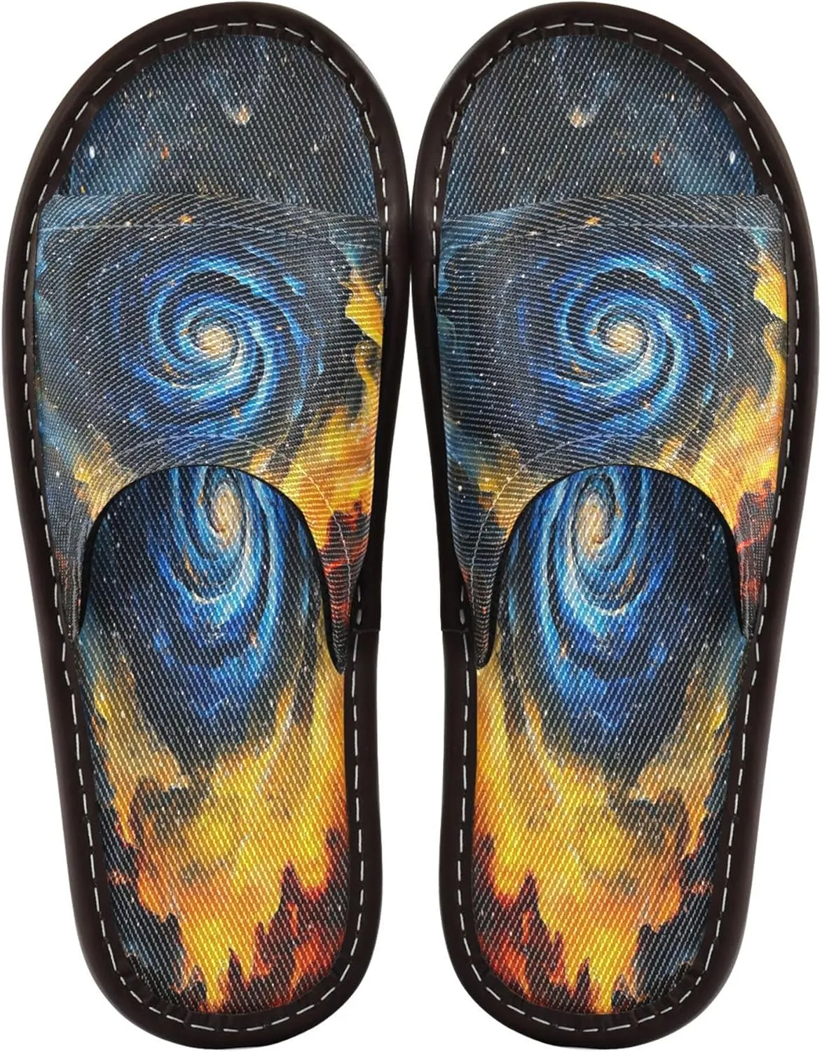 Summer Slipper Tornado Storm Galaxy Watercolor Indoor House Men Women Quick Drying Slippers