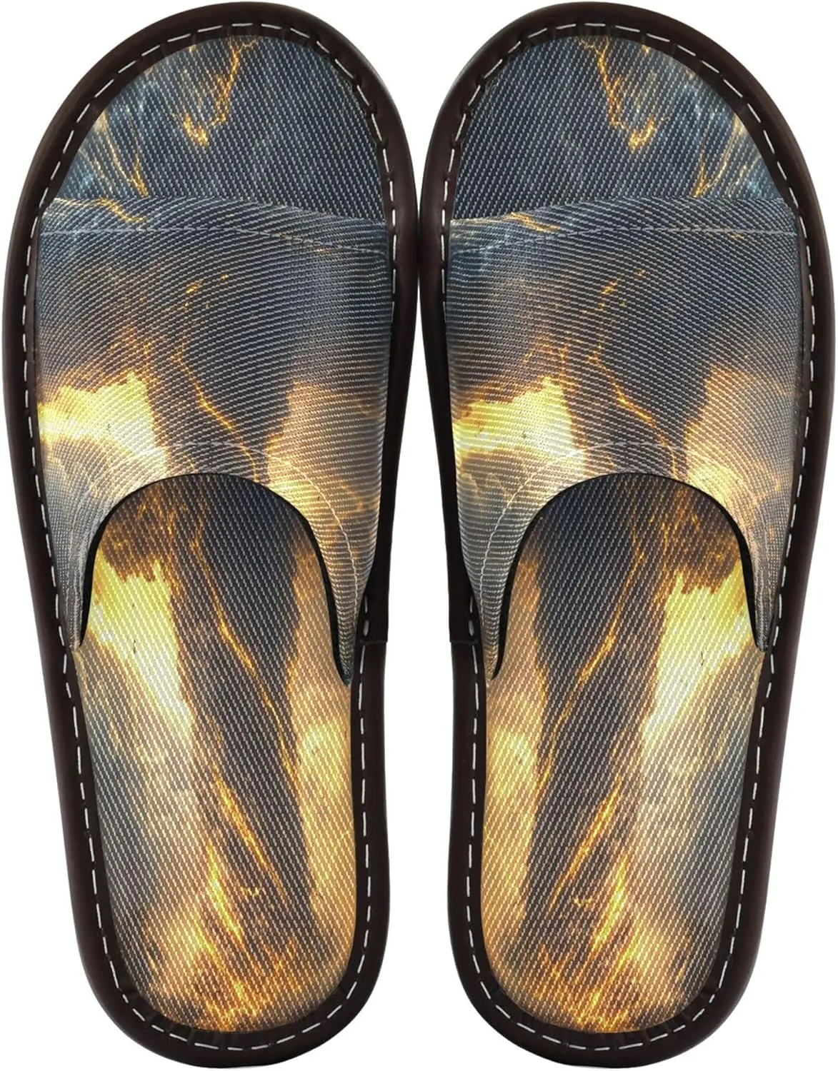 Summer Slipper Tornado Storm Lightning Sea Indoor House Men Women Quick Drying Slippers
