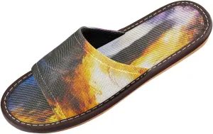 Summer Slipper Tornado Storm Water Blue Indoor House Men Women Quick Drying Slippers