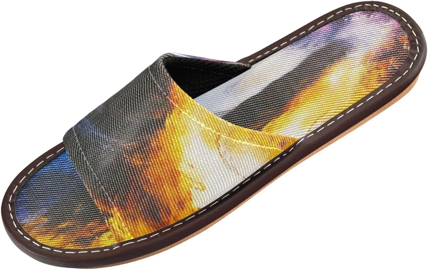 Summer Slipper Tornado Storm Water Blue Indoor House Men Women Quick Drying Slippers