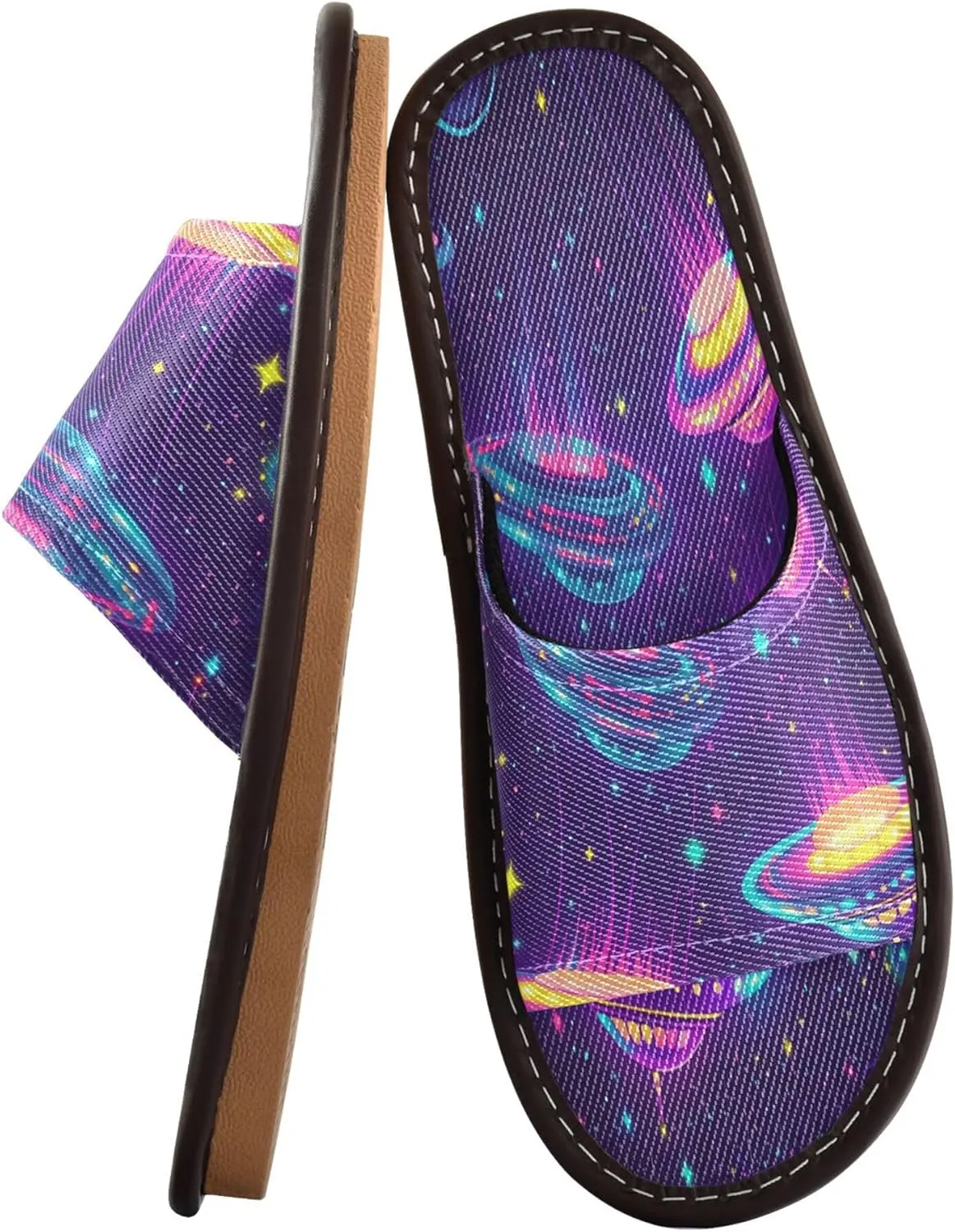 Summer Slipper Ufo Spacecraft Outerspace Indoor House Men Women Quick Drying Slippers