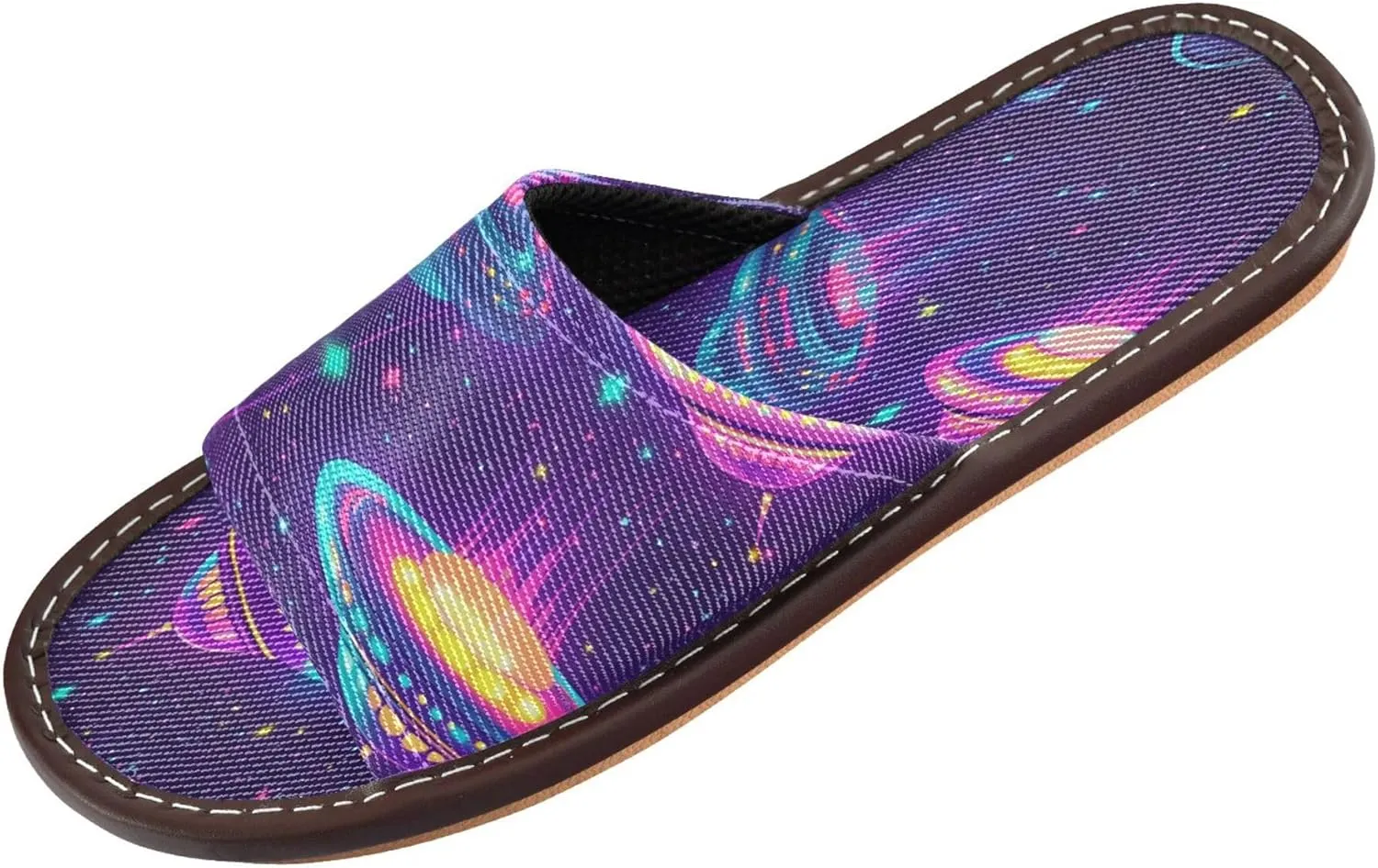 Summer Slipper Ufo Spacecraft Outerspace Indoor House Men Women Quick Drying Slippers