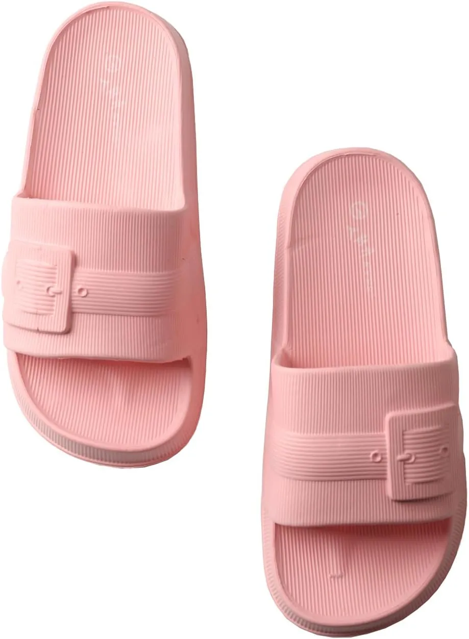 TMA EYES Pillow Slippers for Women Soft Indoor House Shoes Non Slip Bathroom Sandals
