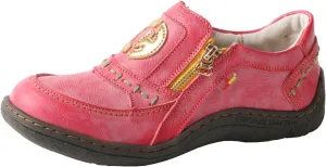 TMA EYES Women's Single-lace Zipper Non-Slip and Wear-Resistant Shoes