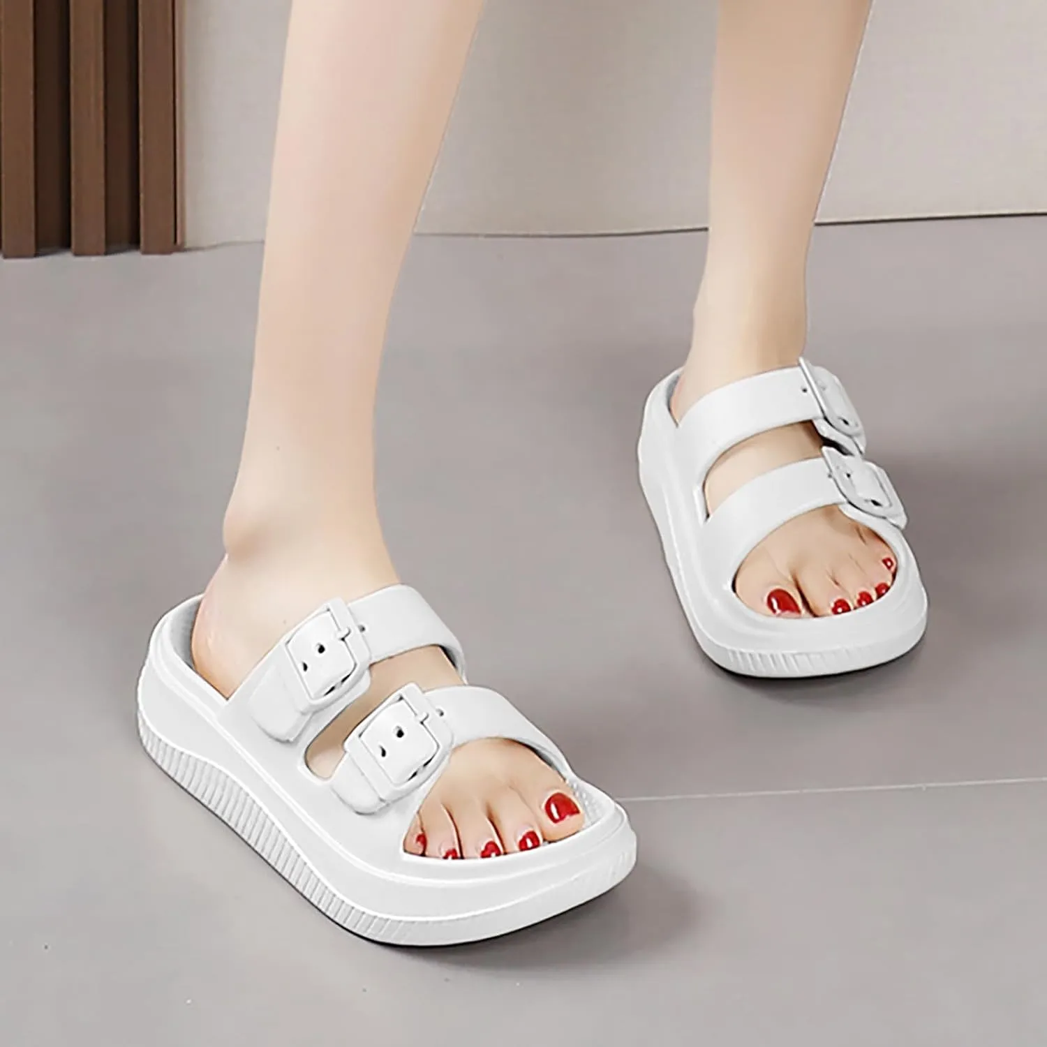 Travel Slippers for Women Non Slip Quick Drying Shower Slides Soft Soled Slides Non Slip Shower Shoes for Women