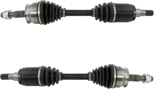 TRQ Front CV Axle Shaft Assembly Set Compatible with 2005-2019 Nissan Frontier 2005-2012 Pathfinder 2005-2015 Xterra 2009-2012 Suzuki Equator