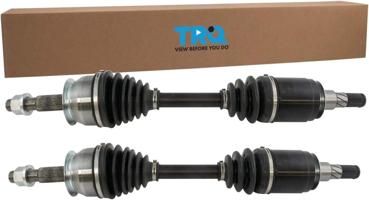 TRQ Front CV Axle Shaft Assembly Set Compatible with 2005-2019 Nissan Frontier 2005-2012 Pathfinder 2005-2015 Xterra 2009-2012 Suzuki Equator
