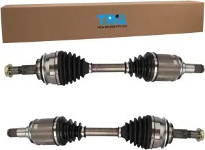 TRQ Front CV Axle Shaft Assembly Set Compatible with 2010-2022 Lexus GX460 2003-2009 GX470 2003-2022 Toyota 4Runner 2007-2014 FJ Cruiser 2005-2022 Tacoma