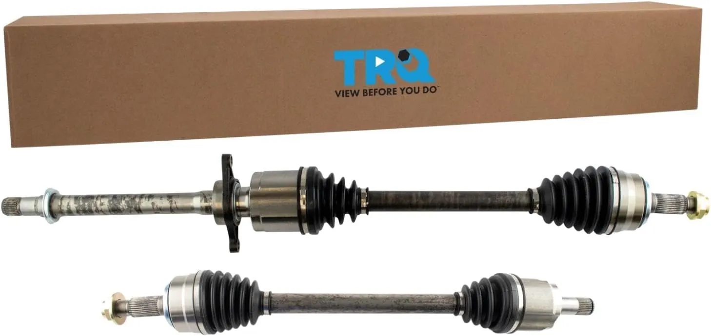 TRQ Front CV Axle Shaft Assembly Set Driver & Passenger Side Compatible with 2011-2013 Honda Odyssey