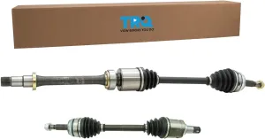 TRQ Front CV Axle Shaft Assembly Set Driver & Passenger Side Compatible with 2012-2017 Toyota Camry