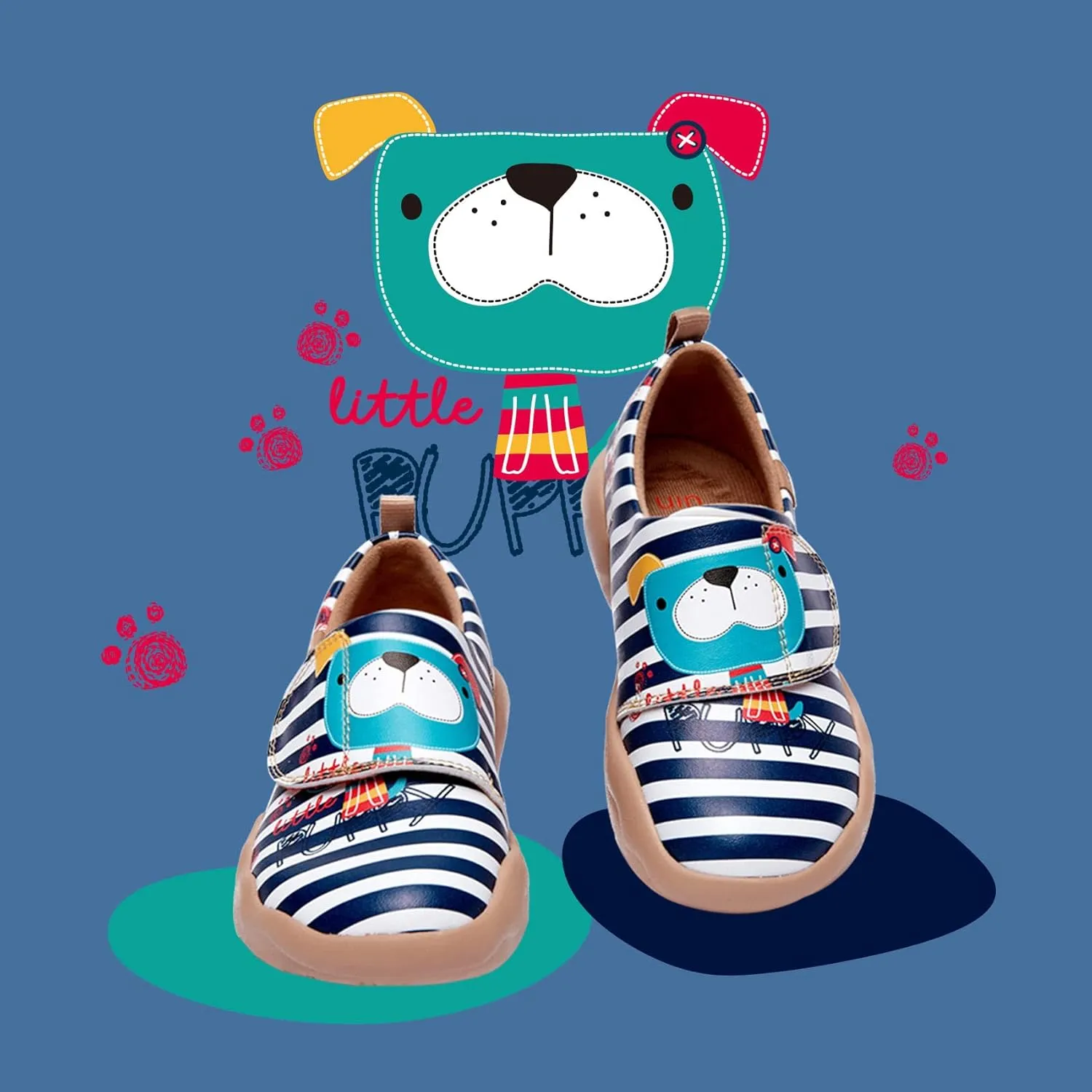 UIN Kid's Walking Shoes Slip On Casual Loafers Lightweight Comfort Boy Girl Fashion Sneaker Toledo II