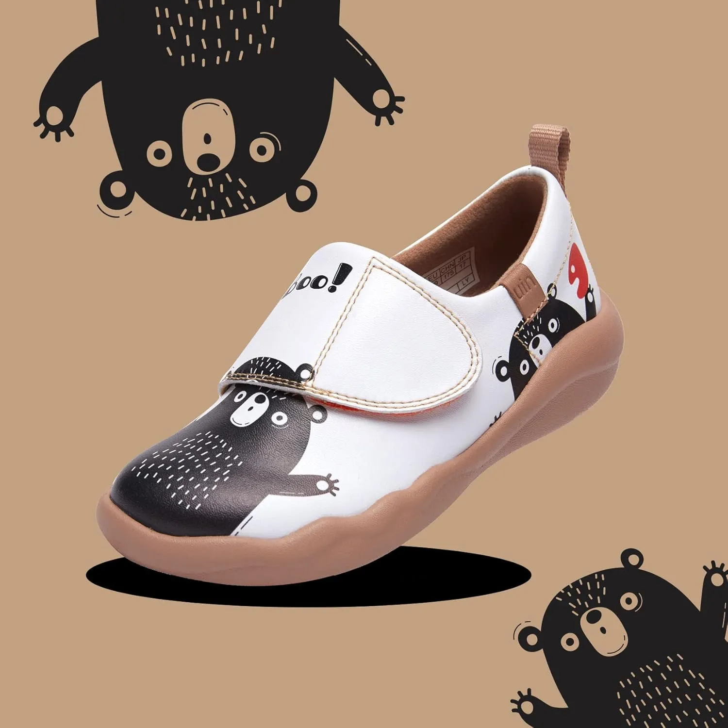 UIN Kid's Walking Shoes Slip On Casual Loafers Lightweight Comfort Boy Girl Fashion Sneaker Toledo II