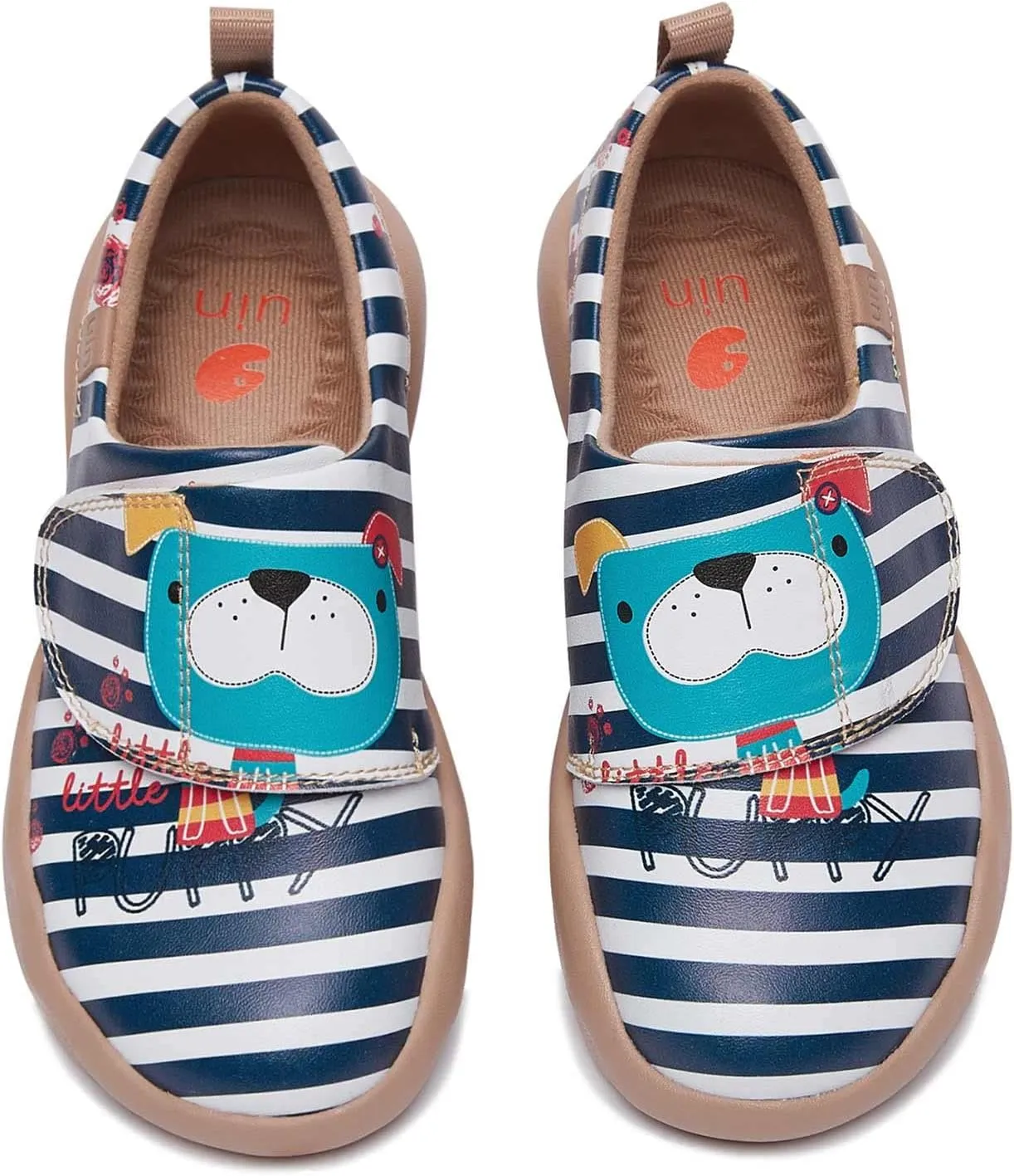 UIN Kid's Walking Shoes Slip On Casual Loafers Lightweight Comfort Boy Girl Fashion Sneaker Toledo II