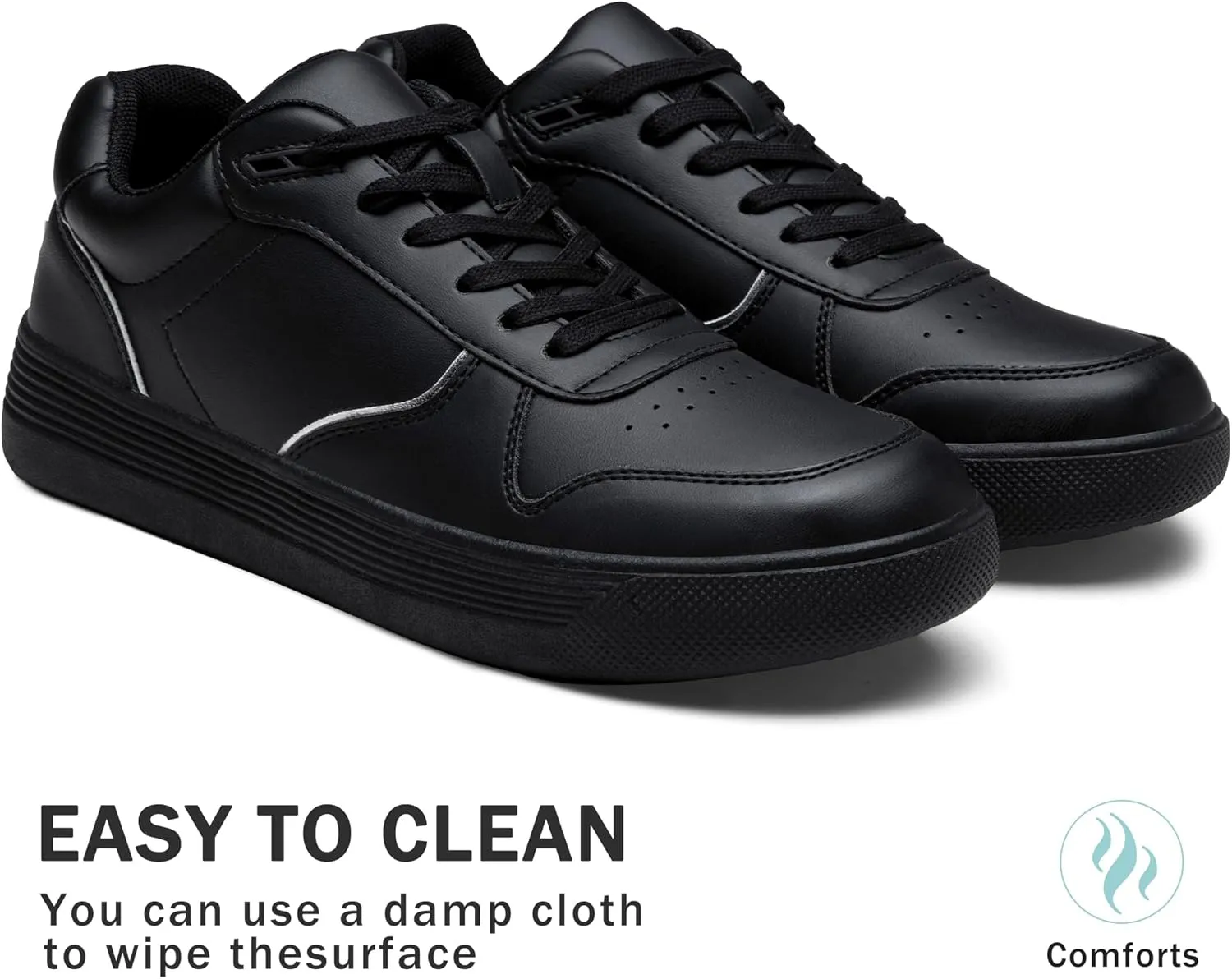 Vepose Women's Fashion Sneakers, Lace up Casual Sneakers with Arch Support, 8001 - Tennis Walking Dress Shoes for Lady
