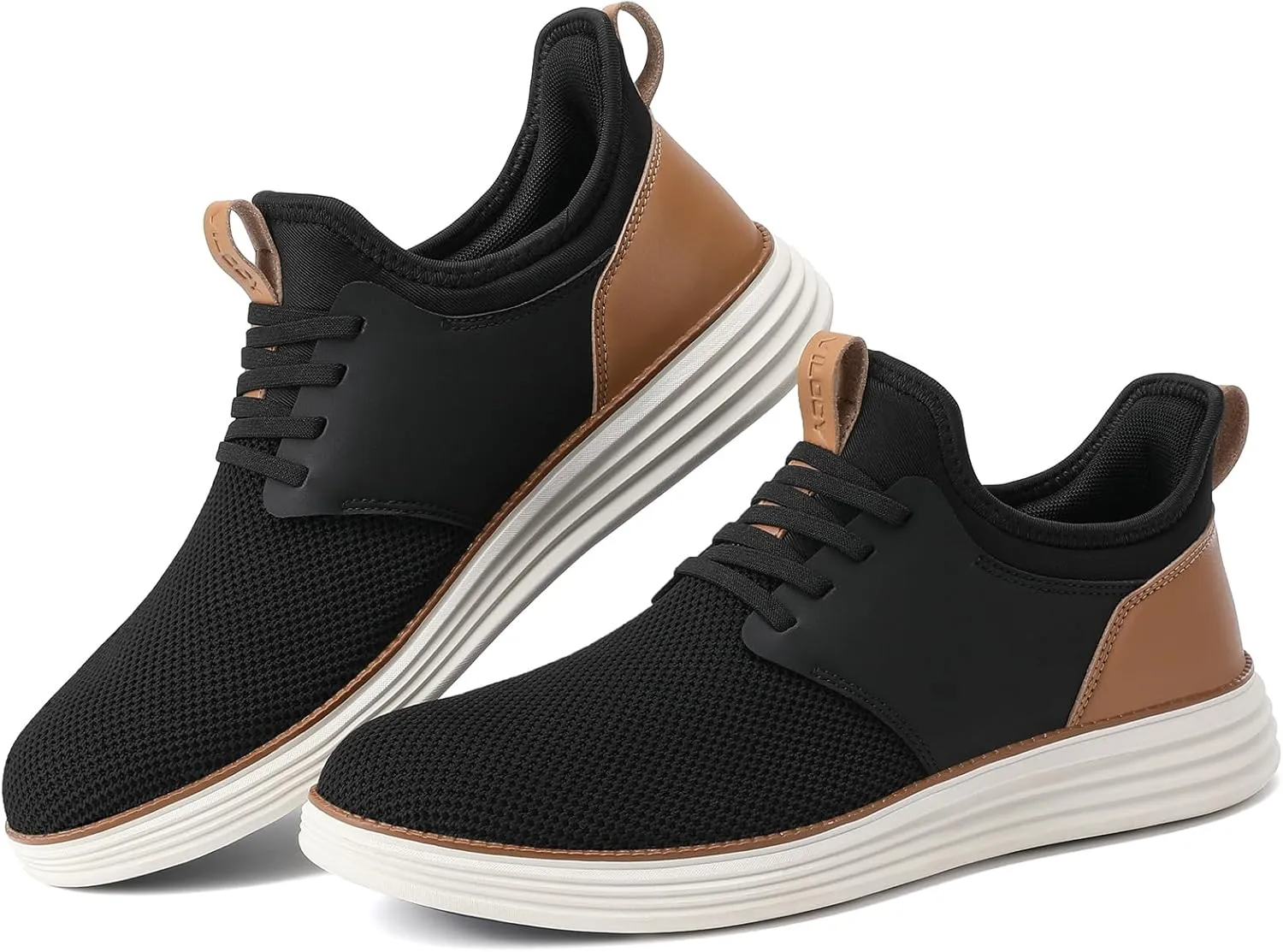 VILOCY Mens Slip On Casual Dress Shoes Hands Free Fashion Sneakers Mesh Tennis Walking Work Shoes Comfortable Breathable Lightweight Non Slip
