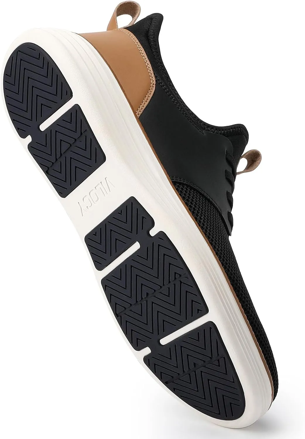 VILOCY Mens Slip On Casual Dress Shoes Hands Free Fashion Sneakers Mesh Tennis Walking Work Shoes Comfortable Breathable Lightweight Non Slip